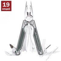 Мультитул LEATHERMAN Charge TTi, шкіряний чохол, подарункова коробка, дюймові біти