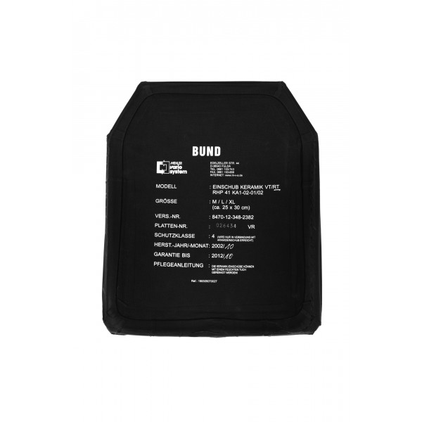 Бронепластина керамическая 4 класс (Чехия) - 