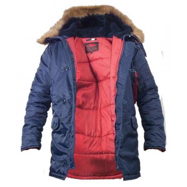 Куртка чоловіча Аляска Slim Fit N-3B Blue Slim Fit N-3B Blue - 