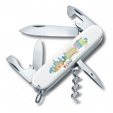 Нож Victorinox Swiss Army Spartan белый с логотипом 