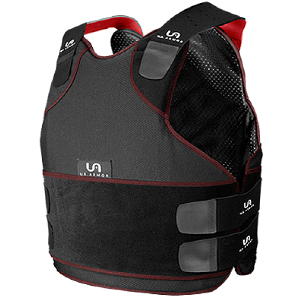 Жилет U.S.Armor XP Regular (M) Black + усиленные пластины - 