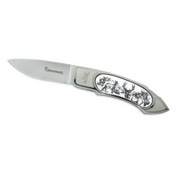 Нож Browning "Scrimshaw Muledeer" - 