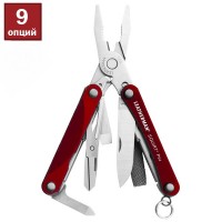 Мультитул LEATHERMAN Squirt PS4 red