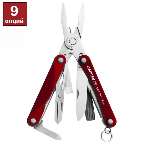 Мультитул LEATHERMAN Squirt PS4 red Мультитул LEATHERMAN Squirt PS4 red - 