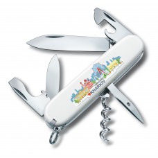 Нож Victorinox Swiss Army Spartan белый с логотипом 