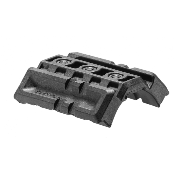 Универсальная двойная планка Пикатинни FAB для М4, полимерная, черная - 