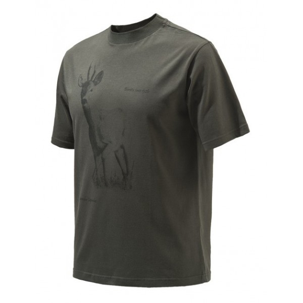 Футболка мужская Uomo Roebuck "Beretta" (зеленый) - 