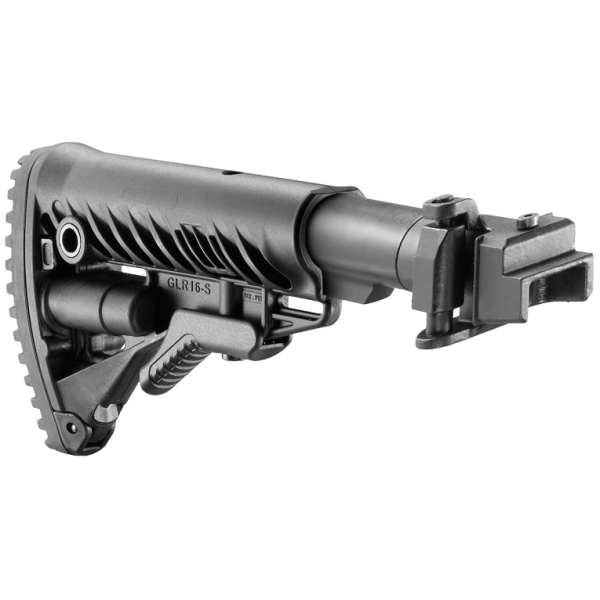 Приклад складаний FAB M4 для AK 47, полімер, чорний - 