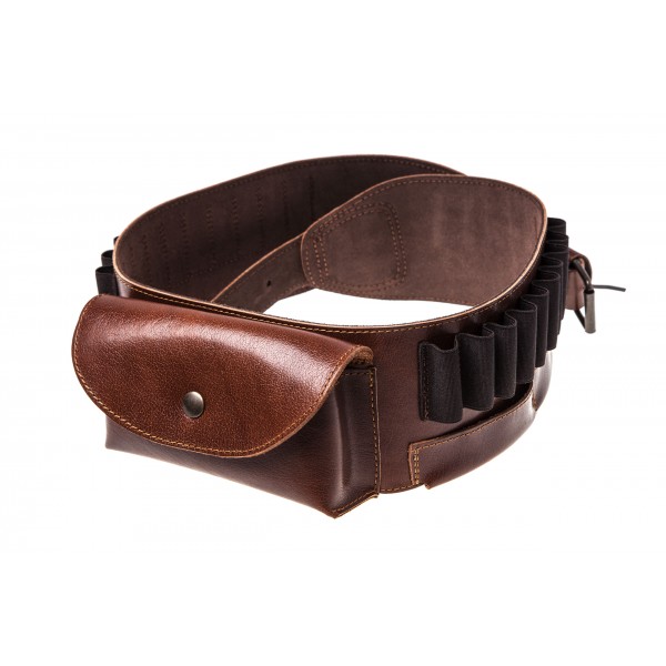 Ремень из кожи для оружия с карманом Artipel кал. 243-300WM - 