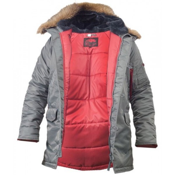 Куртка чоловіча Аляска Slim Fit N-3B Gray Slim Fit N-3B Gray - 