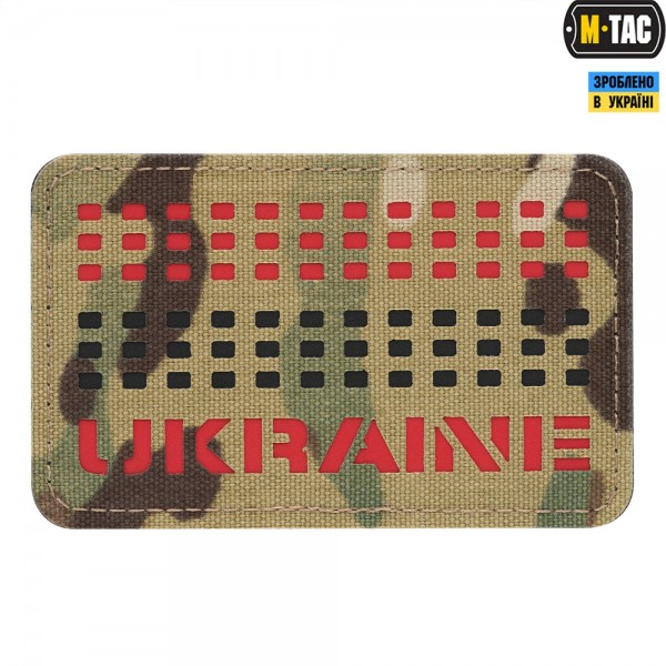 M-Tac нашивка Ukraine Laser Cut Multicam/Red/Black - 3565070