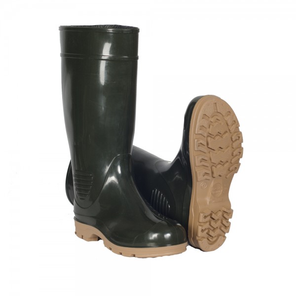 Сапоги резиновые СМ-3 Торнадо ПВХ олива/хаки - CM-3-ODKH