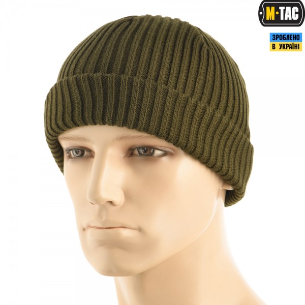 M-Tac шапка вязана 100% акрил Dark Olive - 40544048