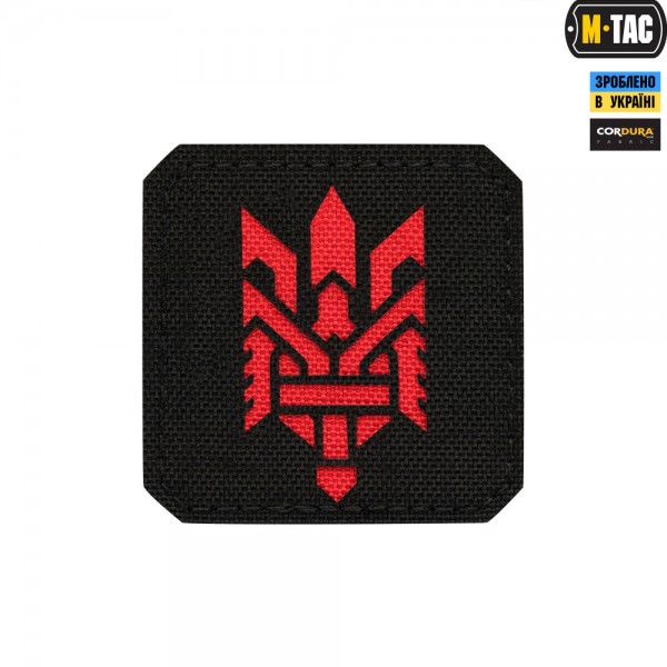 M-Tac нашивка Тризуб (стилизация) Laser Cut малая Black/Red - 51198233