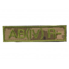Нашивка группа крови AB(IV) R- MM14