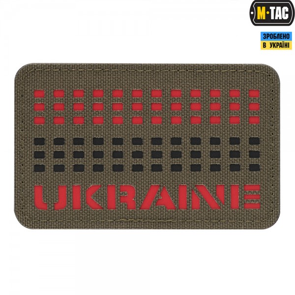 M-Tac нашивка Ukraine Laser Cut Ranger Green/Red/Black - 51150323