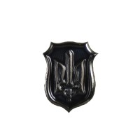 Значок ОУН синий/антиблик