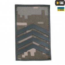 M-Tac погон нагрудный на липучке Старший сержант MM14