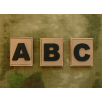 JTG Letter C Identification Patch Desert