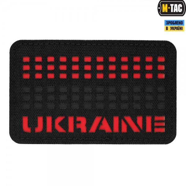 M-Tac нашивка Ukraine Laser Cut Black/Red/Black - 51150233