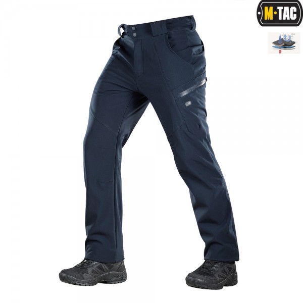 M-Tac брюки Soft Shell Winter Dark Navy Blue - 20306015