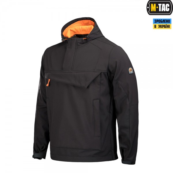 M-Tac анорак Soft Shell Fighter Black/Orange - 3547679