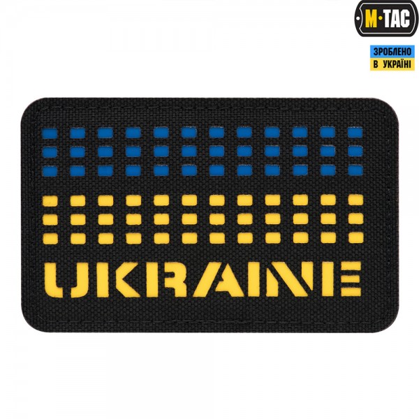 M-Tac нашивка Ukraine Laser Cut Black/Yellow/Blue - 51150002