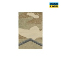 Погон нагрудный на липучке Старший солдат MTP