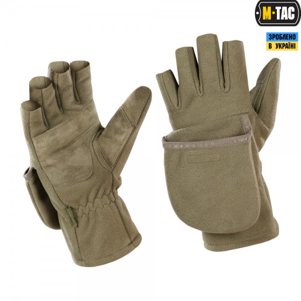 M-Tac рукавички безпалі з клапаном Windblock 295 Olive - 90008001