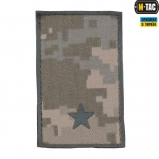 Погон нагрудный на липучке Младший лейтенант MM14