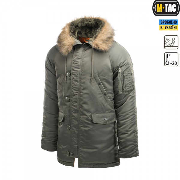 M-Tac парка N3B Зимнее Солнце олива - 3503134