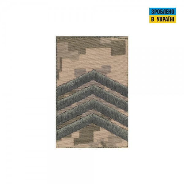 Погон нагрудний на липучці Старший сержант MM14 - KVF-RIVL-SSGT-MM14