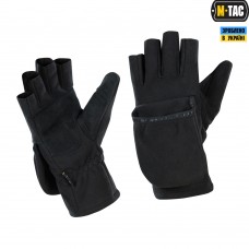 M-Tac рукавички безпалі з клапаном Windblock 295 Black