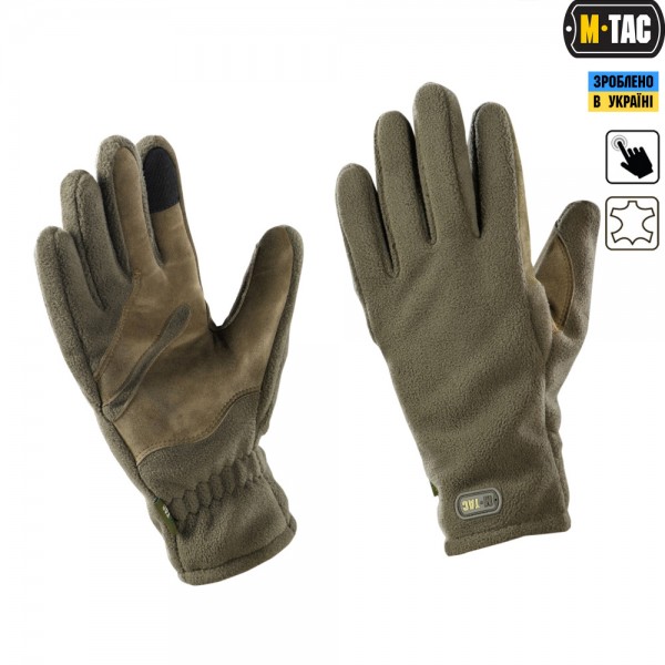 M-Tac перчатки Winter Tactical Windblock 380 Olive - 90005001