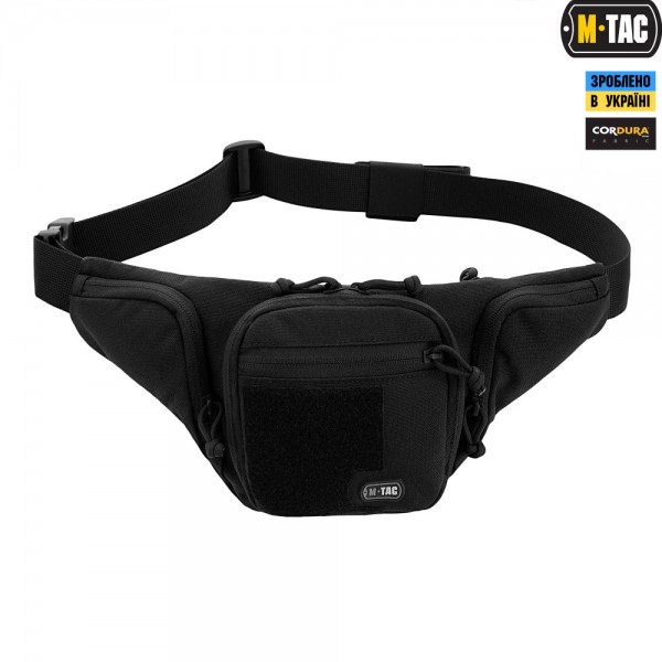 M-Tac сумка-кобура поясная Elite с липучкой Black - 3464732