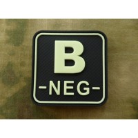 JTG B Neg Група крові B Neg Square Patch GID