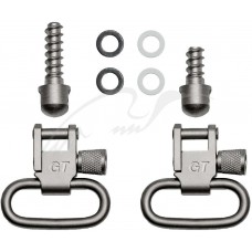 Н-р антабок GrovTec 2.5 см з монтажними гвинтами для дерева/никелированныеН-р антабок GrovTec 2.5 см з монтажними гвинтами для дерева/нікельовані